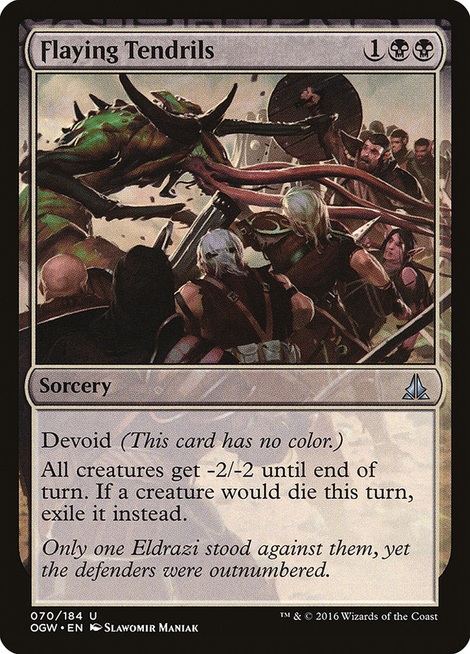 Flaying Tendrils [Oath of the Gatewatch] MTG Single Magic: The Gathering | Red Claw Gaming