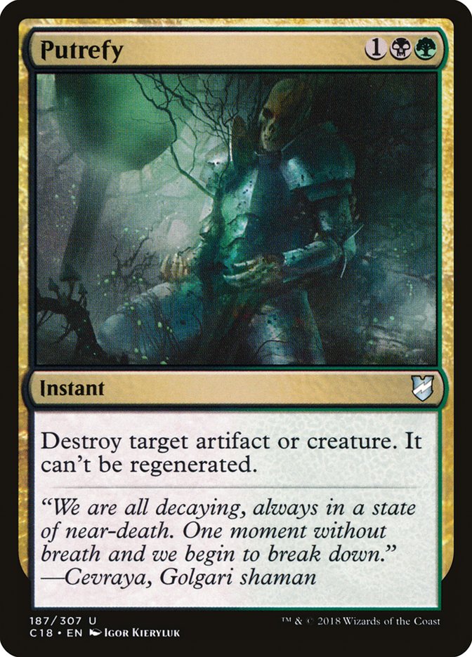 Putrefy [Commander 2018] MTG Single Magic: The Gathering | Red Claw Gaming