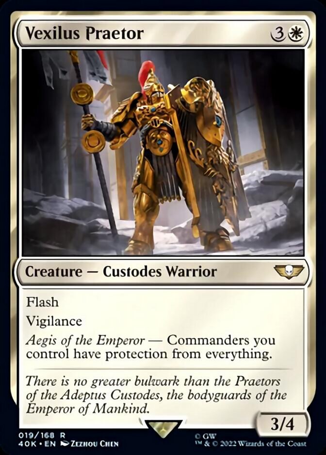 Vexilus Praetor (Surge Foil) [Warhammer 40,000] MTG Single Magic: The Gathering | Red Claw Gaming