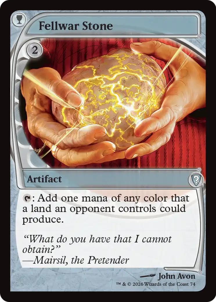 Fellwar Stone (Future Sight) [Mystery Booster: Commander Edition] | Red Claw Gaming