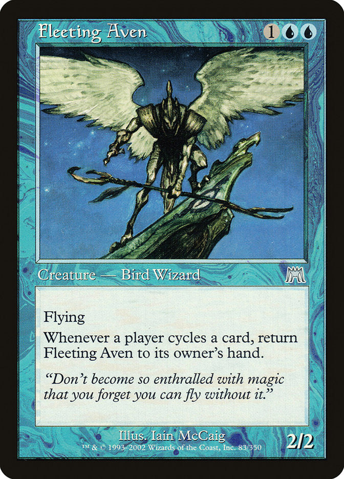 Fleeting Aven [Onslaught] MTG Single Magic: The Gathering | Red Claw Gaming