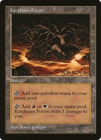 Karplusan Forest (Oversized) [Oversize Cards] MTG Single Magic: The Gathering | Red Claw Gaming