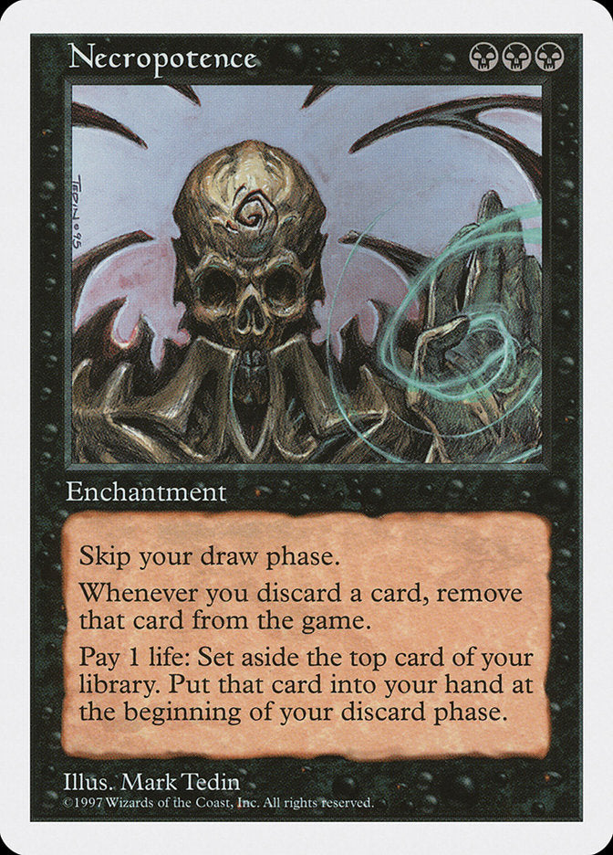Necropotence [Fifth Edition] MTG Single Magic: The Gathering | Red Claw Gaming