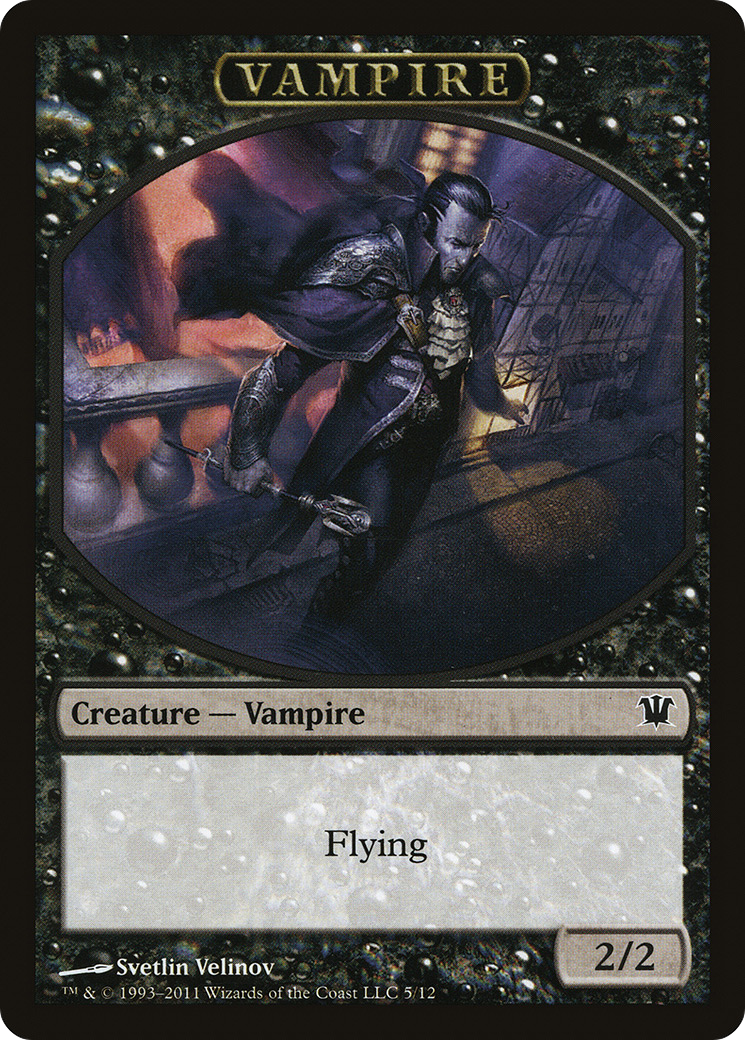 Vampire (0007) // Vampire (0008) Double-Sided Token [Innistrad Remastered Tokens] MTG Single Magic: The Gathering | Red Claw Gaming