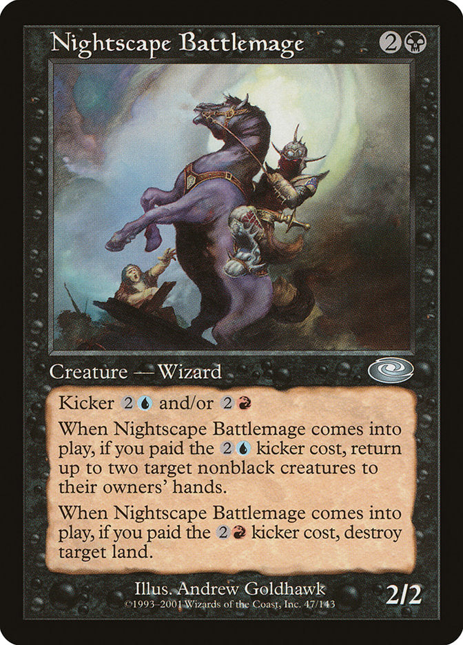 Nightscape Battlemage [Planeshift] MTG Single Magic: The Gathering | Red Claw Gaming