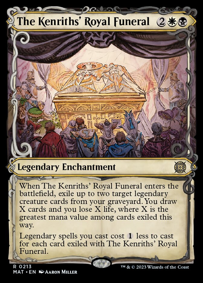 The Kenriths' Royal Funeral (Showcase Halo Foil) [March of the Machine: The Aftermath] MTG Single Magic: The Gathering | Red Claw Gaming