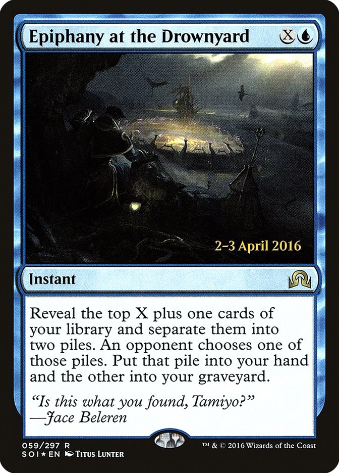 Epiphany at the Drownyard [Shadows over Innistrad Prerelease Promos] MTG Single Magic: The Gathering | Red Claw Gaming