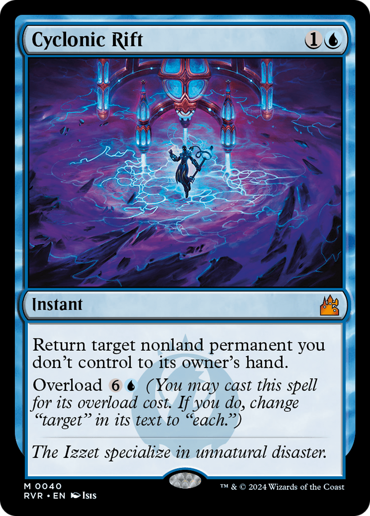 Cyclonic Rift [Ravnica Remastered] MTG Single Magic: The Gathering | Red Claw Gaming