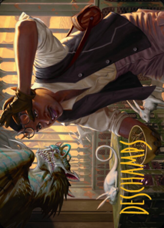 Bennie Bracks, Zoologist Art Card (Gold-Stamped Signature) [Streets of New Capenna Art Series] MTG Single Magic: The Gathering | Red Claw Gaming