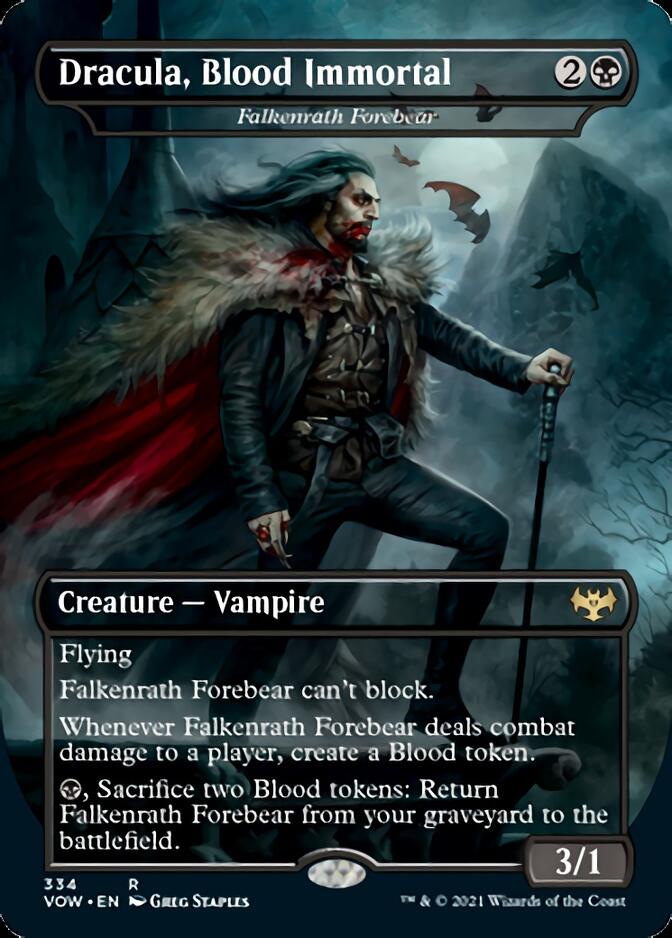 Falkenrath Forebear - Dracula, Blood Immortal [Innistrad: Crimson Vow] MTG Single Magic: The Gathering | Red Claw Gaming