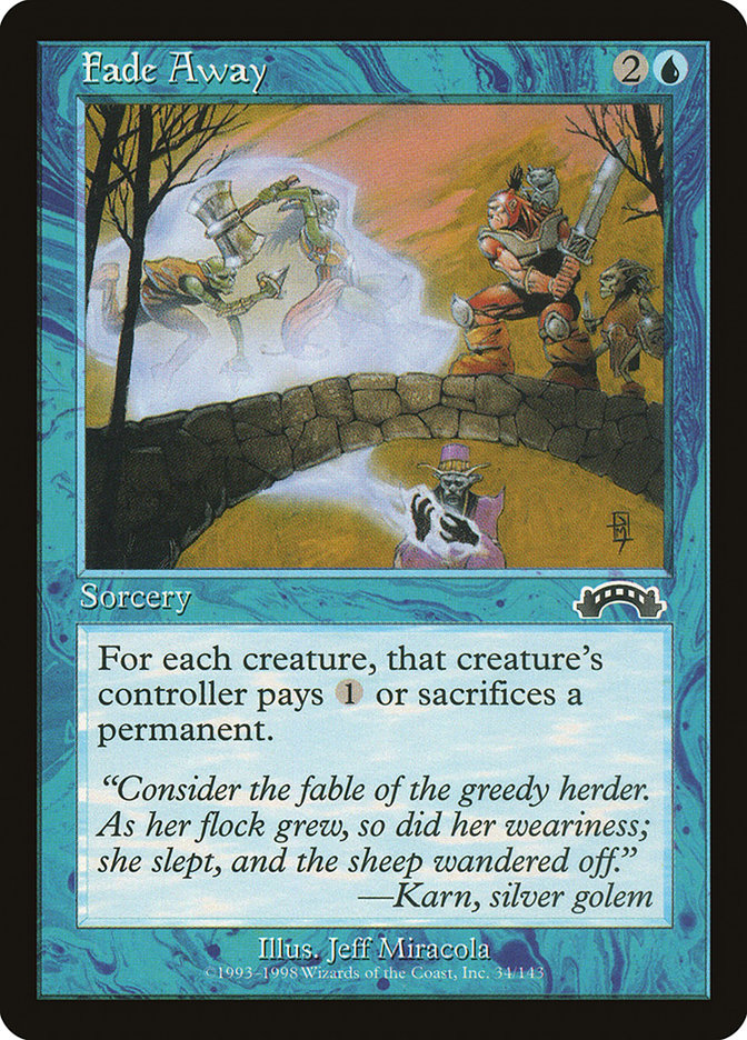 Fade Away [Exodus] MTG Single Magic: The Gathering | Red Claw Gaming