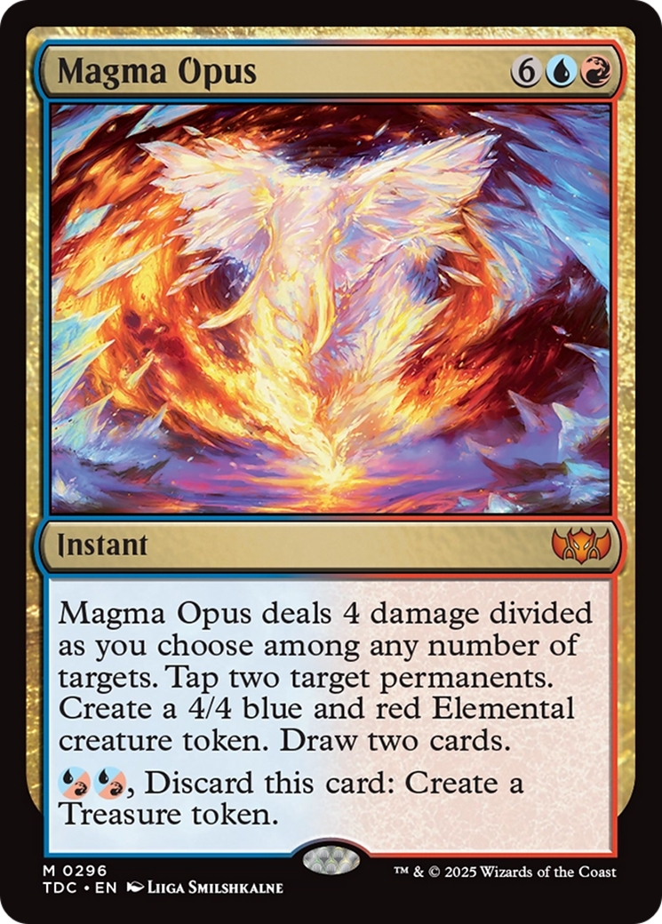Magma Opus [Tarkir: Dragonstorm Commander] MTG Single Magic: The Gathering | Red Claw Gaming