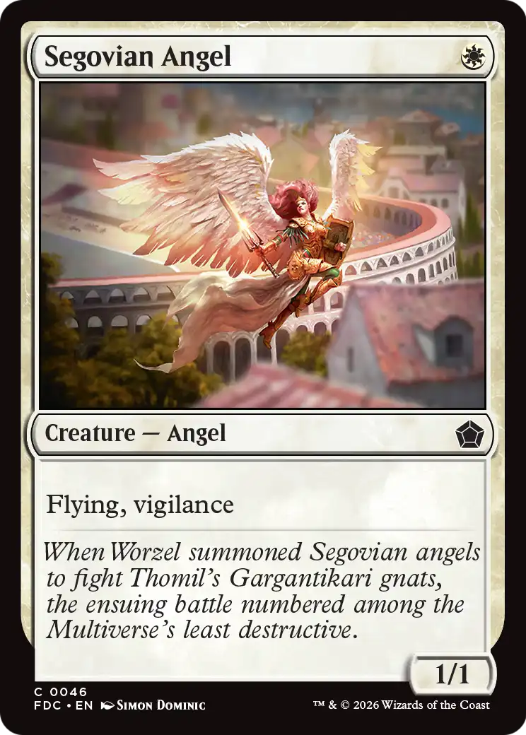 Segovian Angel [Foundations Commander] | Red Claw Gaming