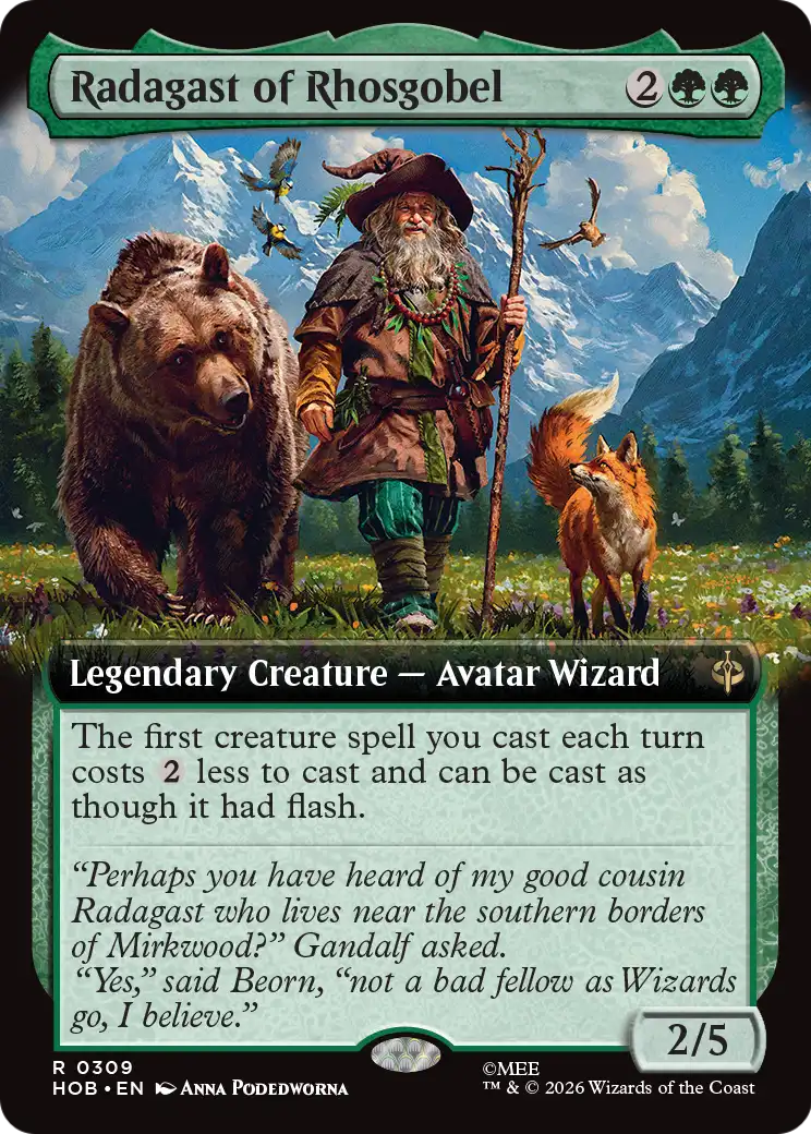 Radagast of Rhosgobel (Extended Art) [The Hobbit] | Red Claw Gaming
