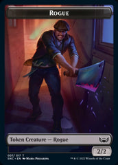 Cat // Rogue Double-Sided Token [Streets of New Capenna Tokens] MTG Single Magic: The Gathering | Red Claw Gaming