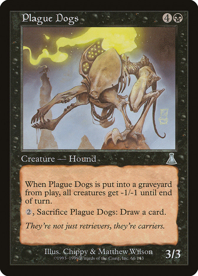 Plague Dogs [Urza's Destiny] MTG Single Magic: The Gathering | Red Claw Gaming