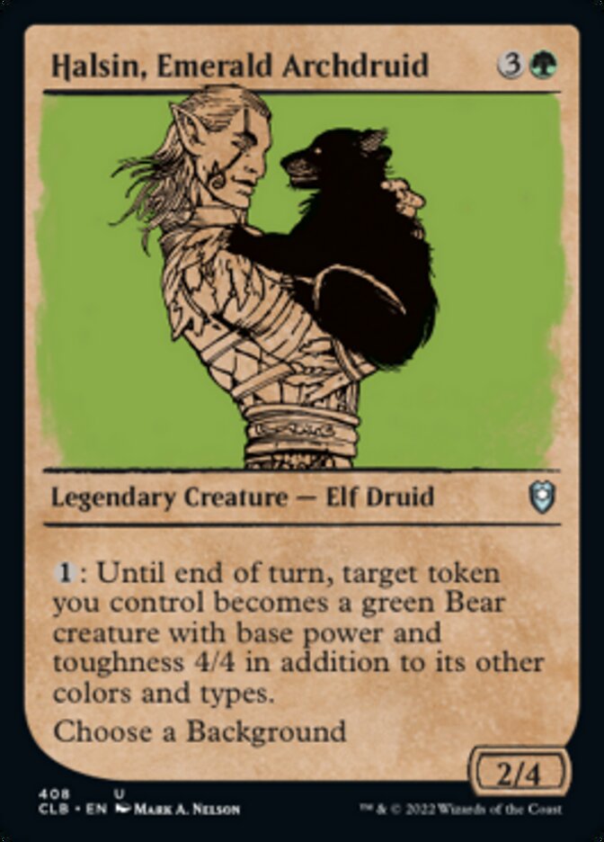 Halsin, Emerald Archdruid (Showcase) [Commander Legends: Battle for Baldur's Gate] MTG Single Magic: The Gathering | Red Claw Gaming