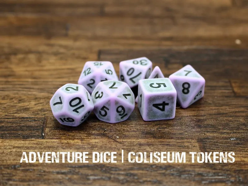 Adventure Dice Coliseum Tokens Dice Set Dice & Counters Adventure Dice | Red Claw Gaming