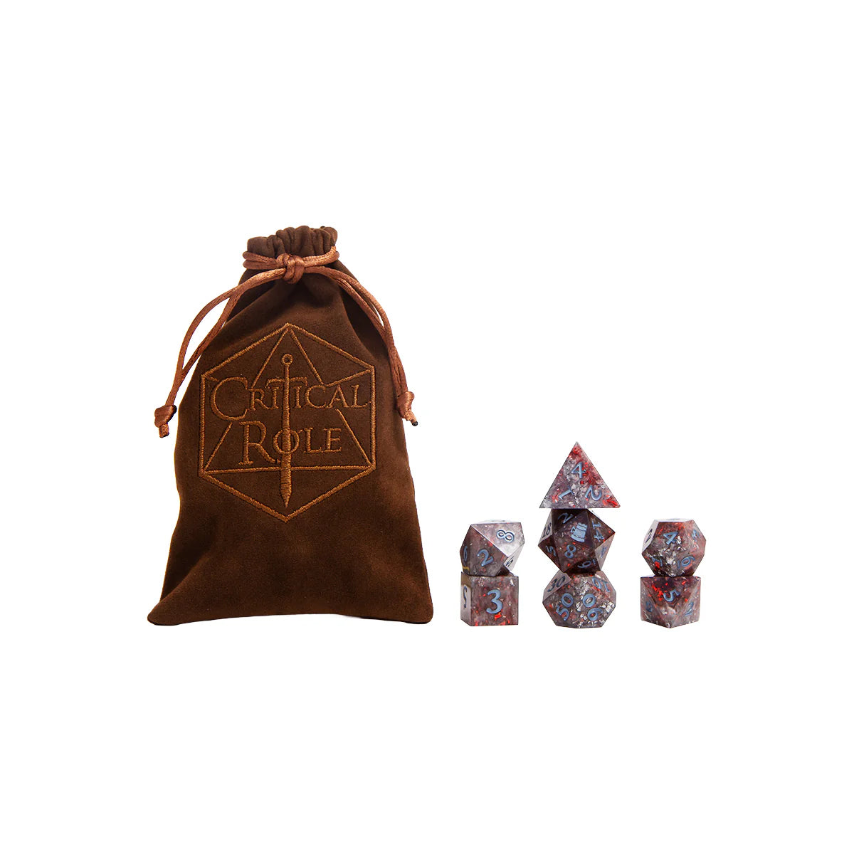 Critical Role Champion Dice Set: Grog Strongjaw | Red Claw Gaming