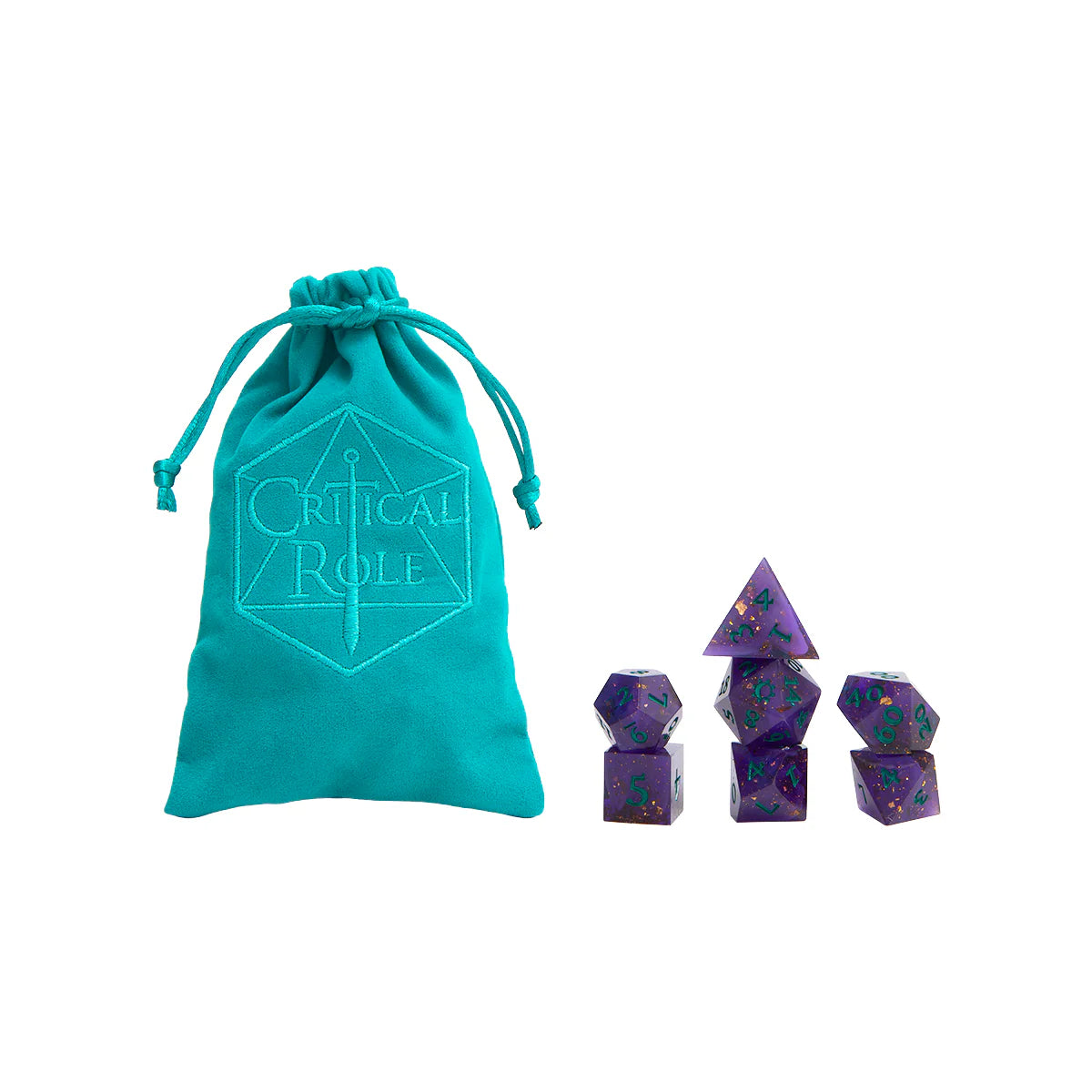 Critical Role Champion Dice Set: Mollymauk Tealeaf Dice Critical Role | Red Claw Gaming