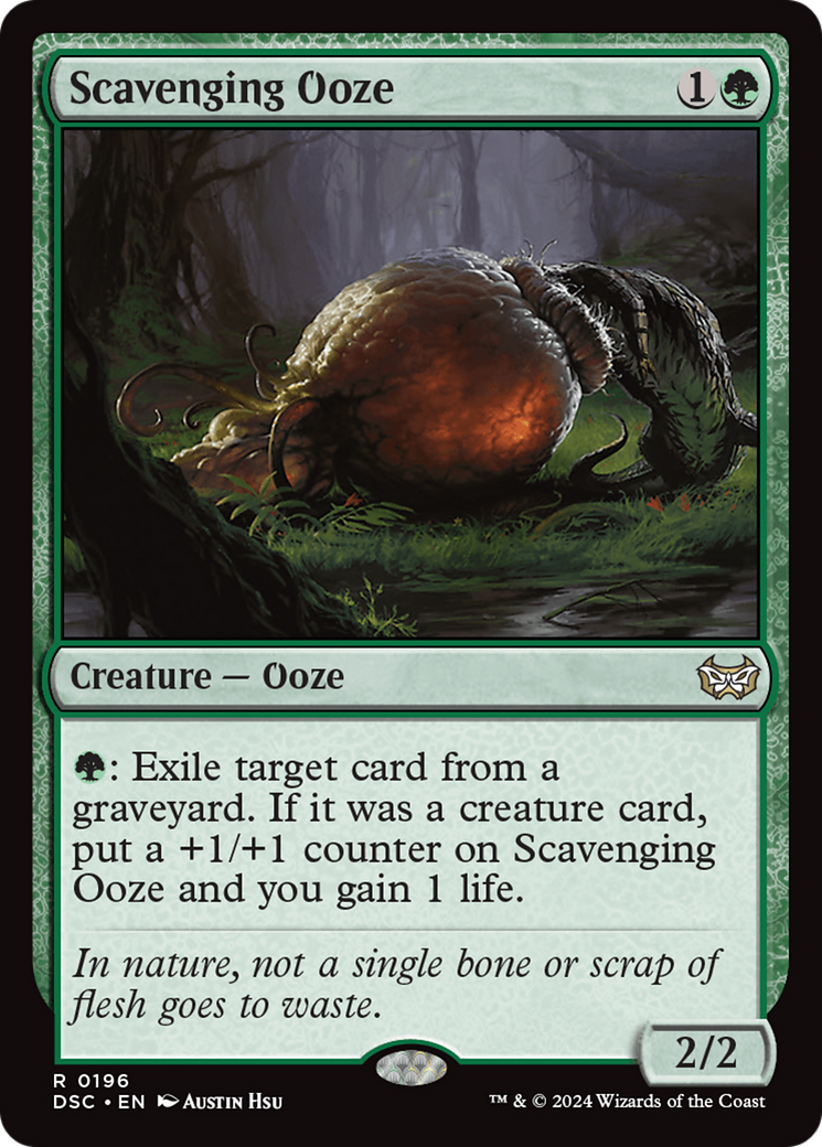 Scavenging Ooze [Duskmourn: House of Horror Commander] MTG Single Magic: The Gathering | Red Claw Gaming