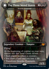 Henrika Domnathi // Henrika, Infernal Seer - The Three Weird Sisters // Fiends of Darkest Night [Innistrad: Crimson Vow] MTG Single Magic: The Gathering | Red Claw Gaming