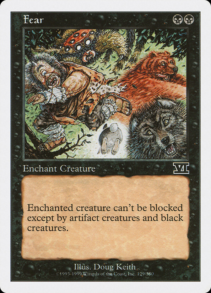 Fear [Classic Sixth Edition] MTG Single Magic: The Gathering | Red Claw Gaming