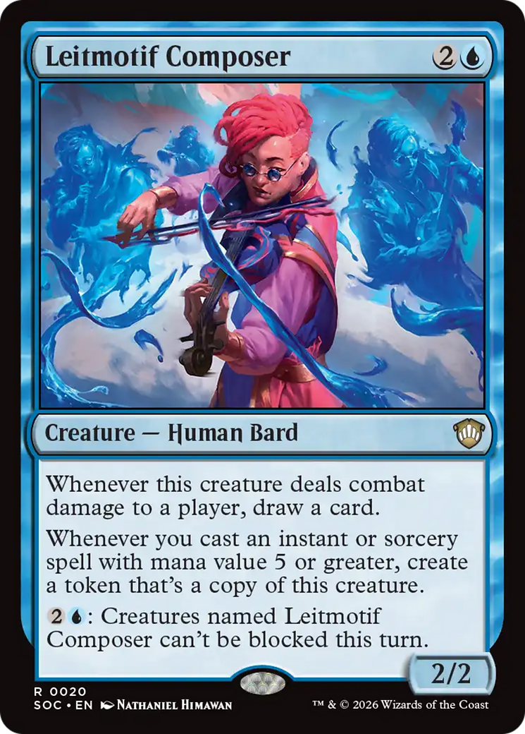 Leitmotif Composer [Secrets of Strixhaven Commander] MTG Single Magic: The Gathering | Red Claw Gaming