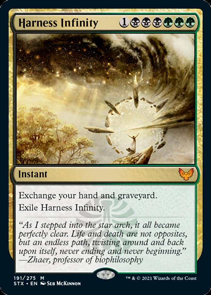 Harness Infinity [Strixhaven: School of Mages] MTG Single Magic: The Gathering | Red Claw Gaming