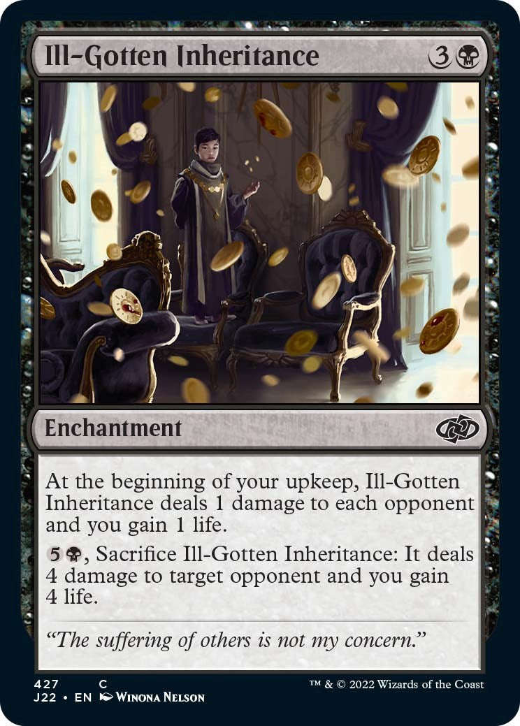 Ill-Gotten Inheritance [Jumpstart 2022] MTG Single Magic: The Gathering | Red Claw Gaming