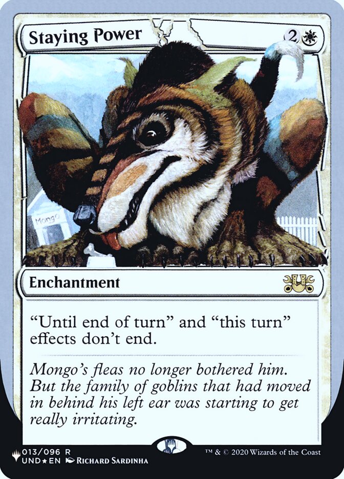 Staying Power (Unfinity Foil Edition) [The List] MTG Single Magic: The Gathering | Red Claw Gaming
