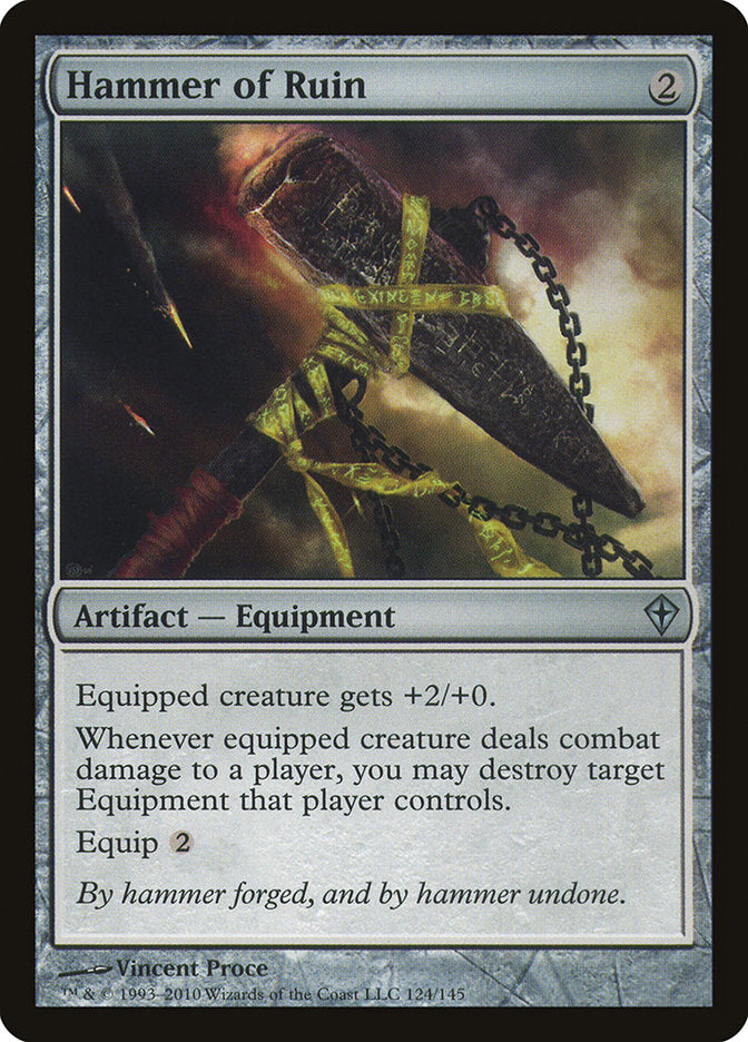 Hammer of Ruin [Worldwake] MTG Single Magic: The Gathering | Red Claw Gaming