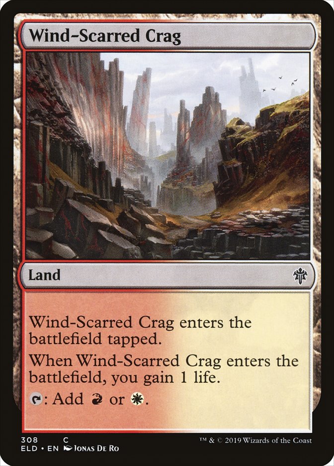 Wind-Scarred Crag [Throne of Eldraine] MTG Single Magic: The Gathering | Red Claw Gaming