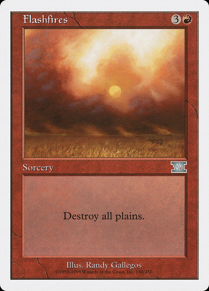 Flashfires [Classic Sixth Edition] MTG Single Magic: The Gathering | Red Claw Gaming