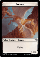 Pirate // Pegasus Double-Sided Token [Wilds of Eldraine Commander Tokens] MTG Single Magic: The Gathering | Red Claw Gaming