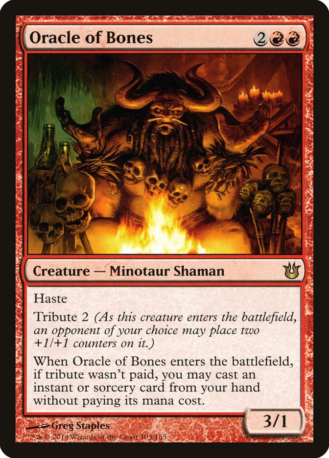 Oracle of Bones [Born of the Gods] MTG Single Magic: The Gathering | Red Claw Gaming