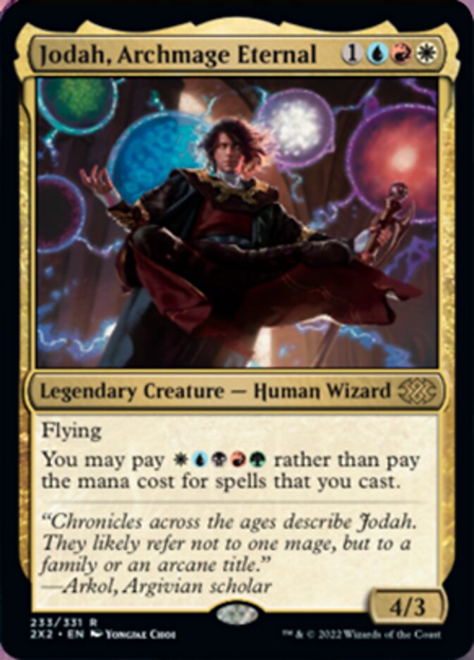 Jodah, Archmage Eternal [Double Masters 2022] MTG Single Magic: The Gathering    | Red Claw Gaming