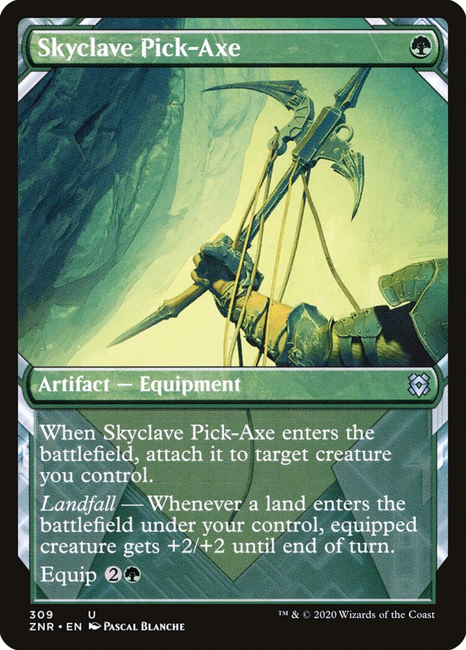 Skyclave Pick-Axe (Showcase) [Zendikar Rising] MTG Single Magic: The Gathering | Red Claw Gaming