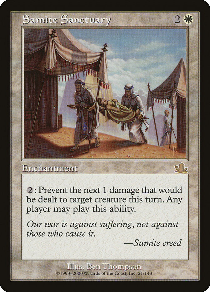 Samite Sanctuary [Prophecy] MTG Single Magic: The Gathering | Red Claw Gaming