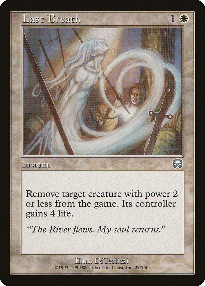 Last Breath [Mercadian Masques] MTG Single Magic: The Gathering | Red Claw Gaming