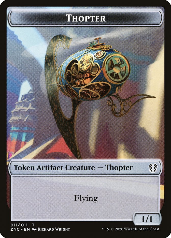 Faerie Rogue // Thopter Double-Sided Token [Zendikar Rising Commander Tokens] MTG Single Magic: The Gathering | Red Claw Gaming
