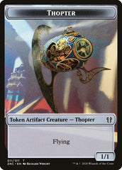 Faerie Rogue // Thopter Double-Sided Token [Zendikar Rising Commander Tokens] MTG Single Magic: The Gathering | Red Claw Gaming