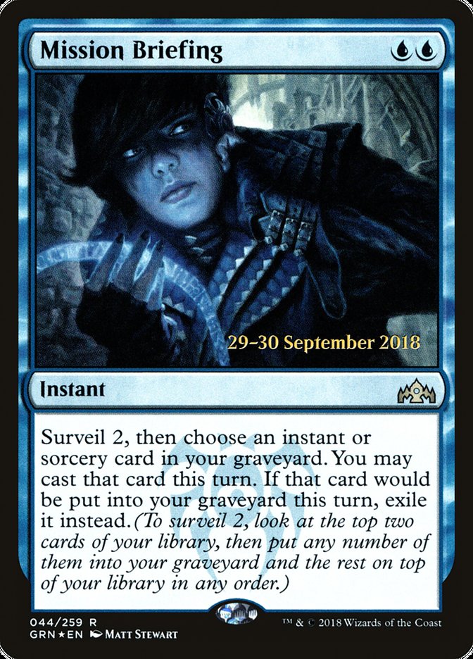 Mission Briefing [Guilds of Ravnica Prerelease Promos] MTG Single Magic: The Gathering | Red Claw Gaming