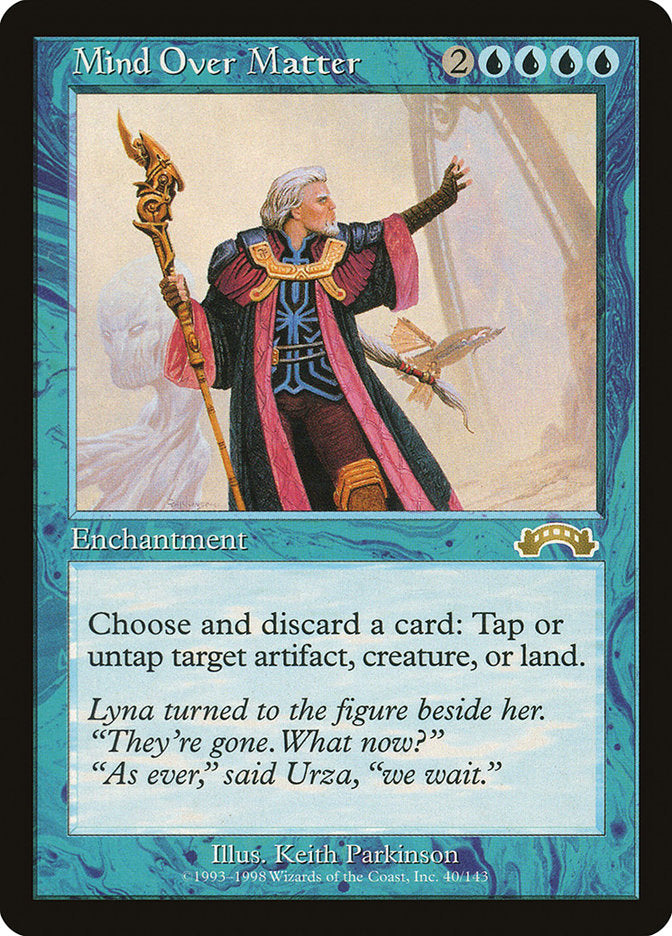 Mind Over Matter [Exodus] MTG Single Magic: The Gathering | Red Claw Gaming