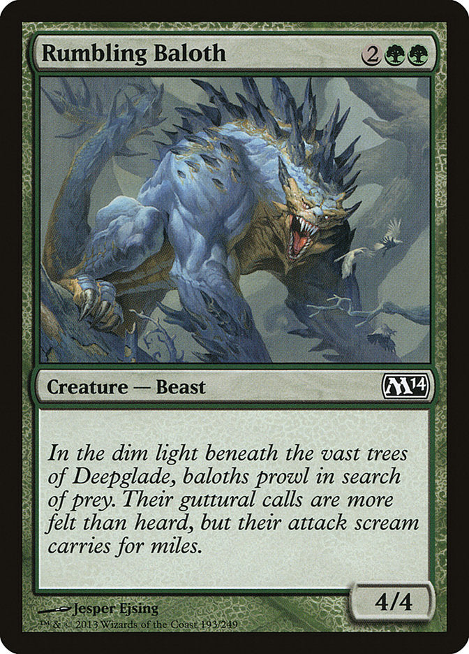 Rumbling Baloth [Magic 2014] MTG Single Magic: The Gathering | Red Claw Gaming