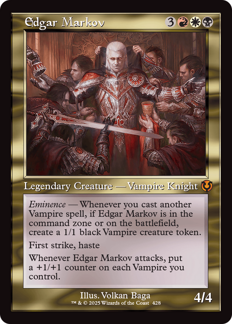 Edgar Markov (Retro Frame) [Innistrad Remastered] MTG Single Magic: The Gathering | Red Claw Gaming