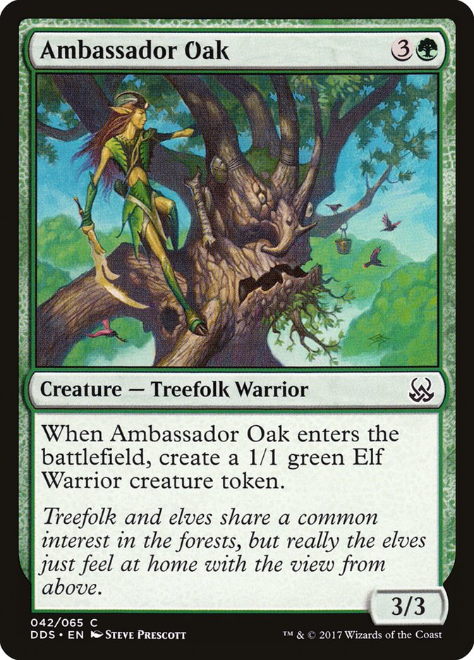 Ambassador Oak [Duel Decks: Mind vs. Might] MTG Single Magic: The Gathering | Red Claw Gaming