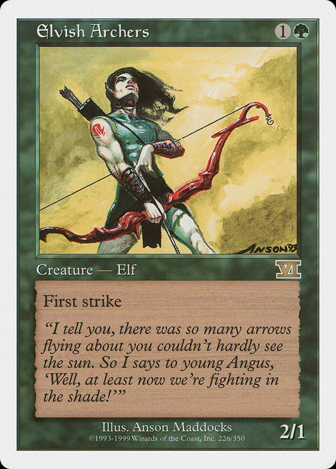Elvish Archers [Classic Sixth Edition] MTG Single Magic: The Gathering | Red Claw Gaming