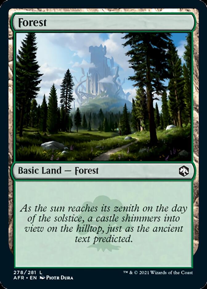 Forest (278) [Dungeons & Dragons: Adventures in the Forgotten Realms] MTG Single Magic: The Gathering | Red Claw Gaming