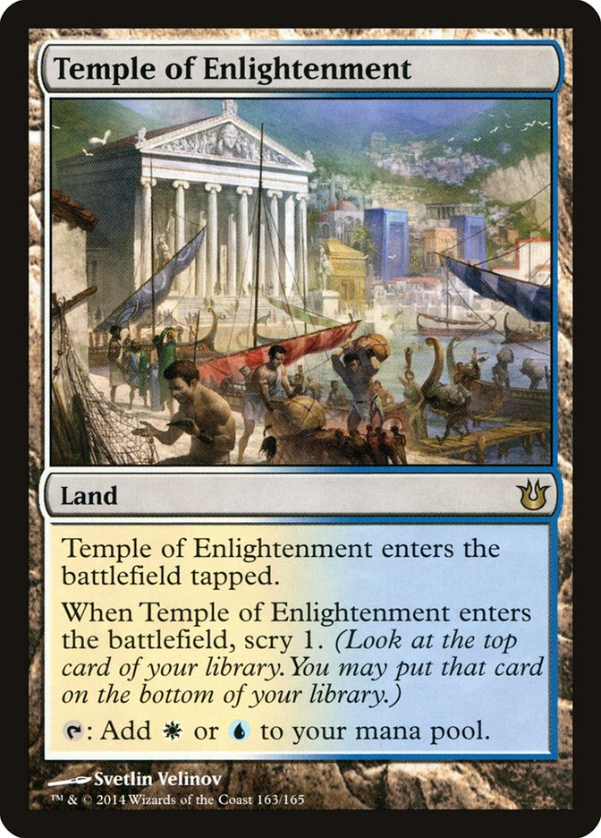 Temple of Enlightenment [Born of the Gods] MTG Single Magic: The Gathering | Red Claw Gaming